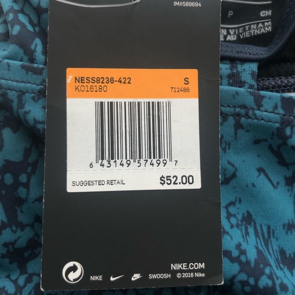 Women's Nike High-Neck Swim Tankini Top Bikini - Picture 7 of 7